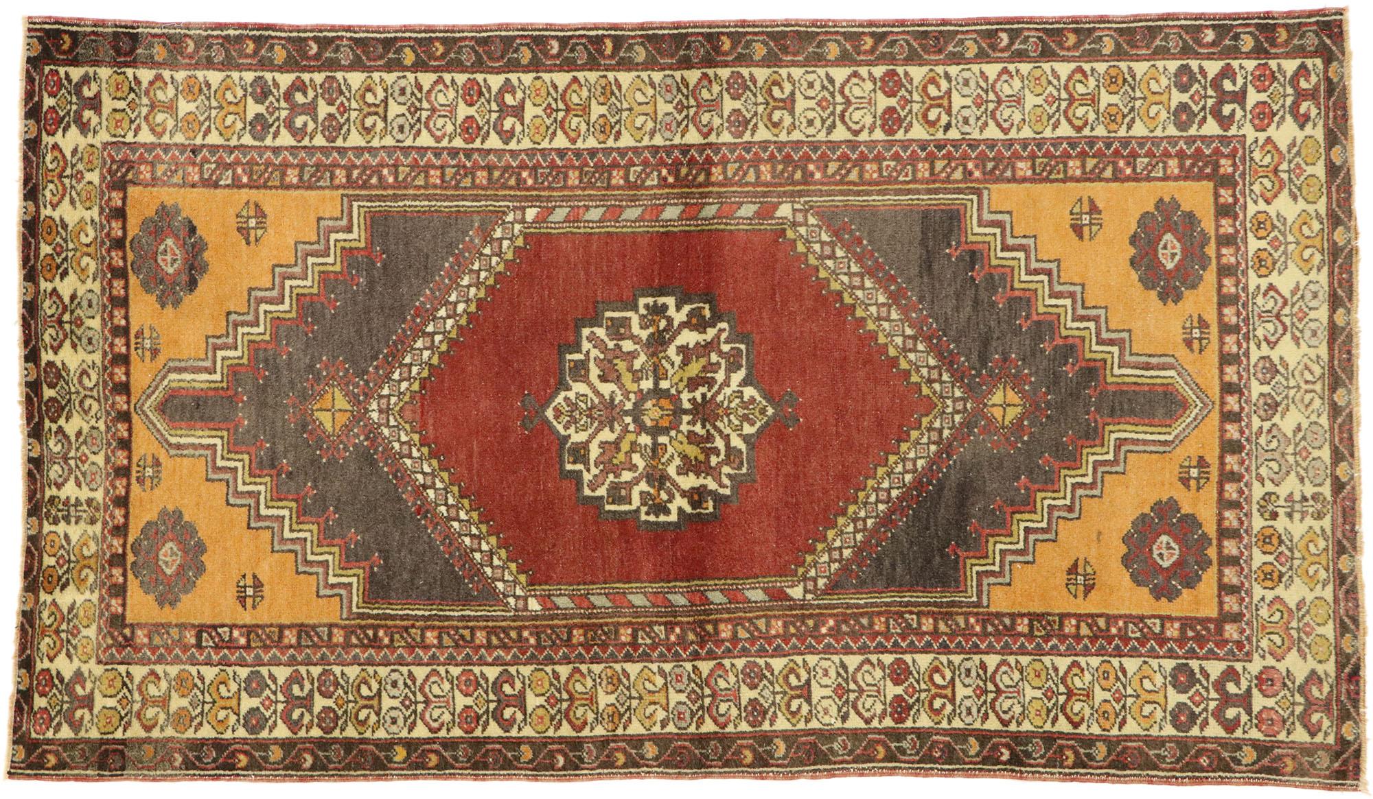 Tapis turc Oushak vintage en vente 2