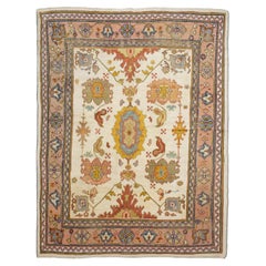 Tapis turc Oushak vintage