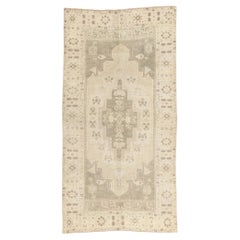 Vintage Turkish Oushak Carpet