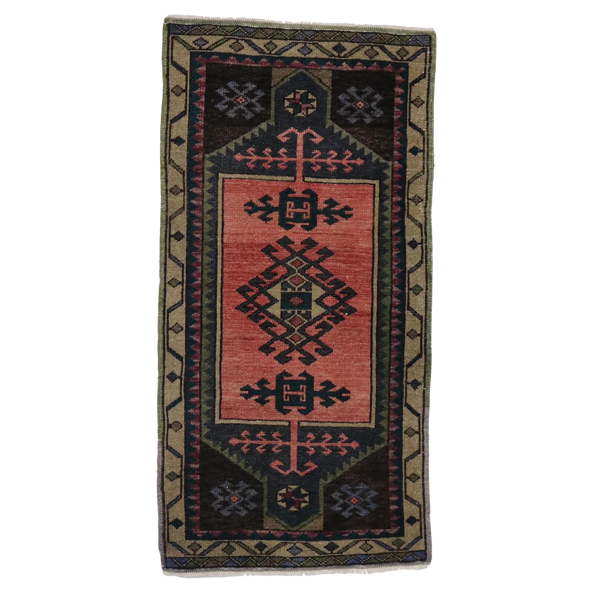 Türkischer Oushak-Teppich, Vintage