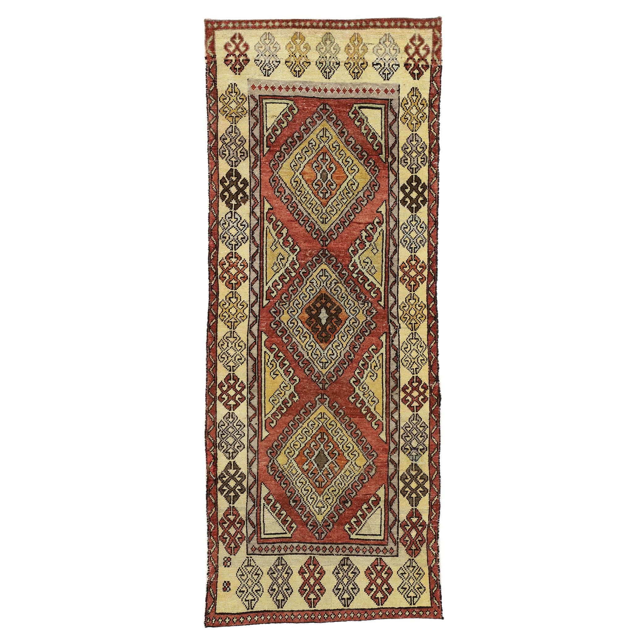 Vintage Turkish Oushak Carpet