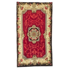 Vintage Turkish Oushak Carpet