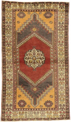 Vintage Turkish Oushak Carpet