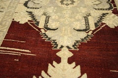 Vintage Turkish Oushak Carpet Runner with Modern Style, Hallway Runner