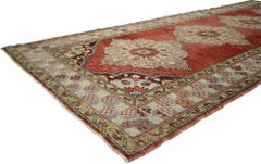 1960's Turkish Oushak Carpet with Traditional Modern Style