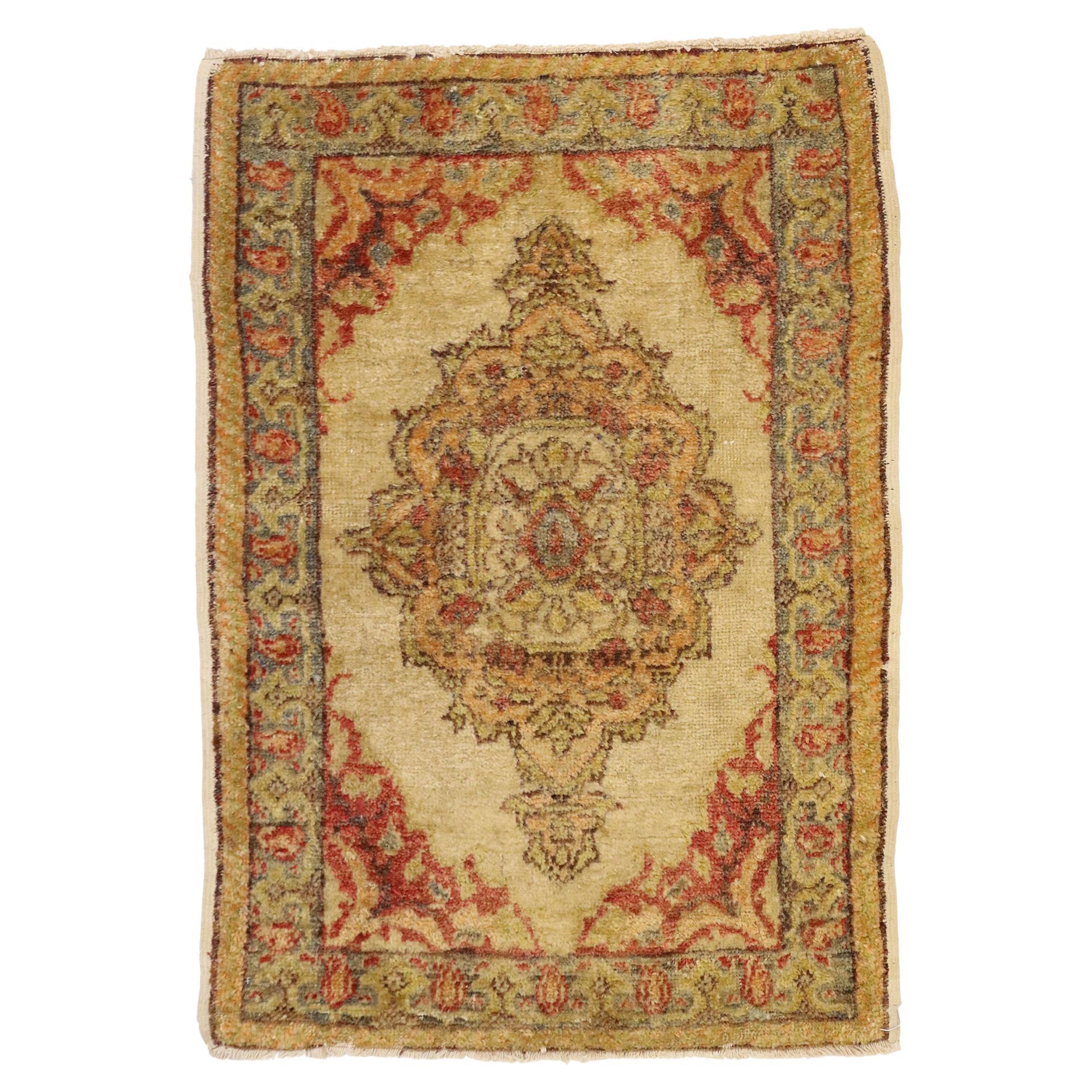 Tapis turc vintage Oushak, l'attrait intemporel rencontre la durabilité élégante