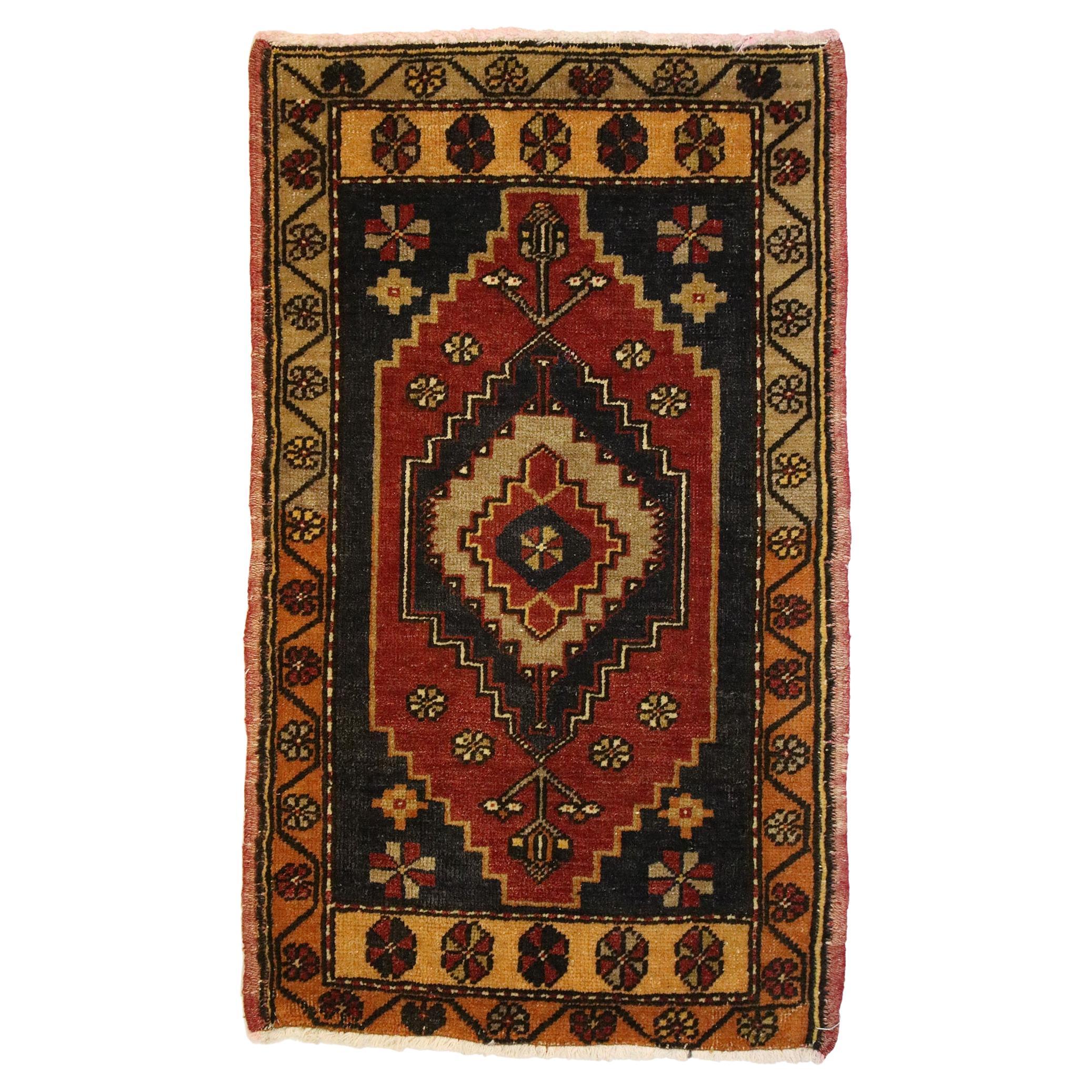 Tapis turc vintage Oushak, l'attrait intemporel rencontre la durabilité élégante