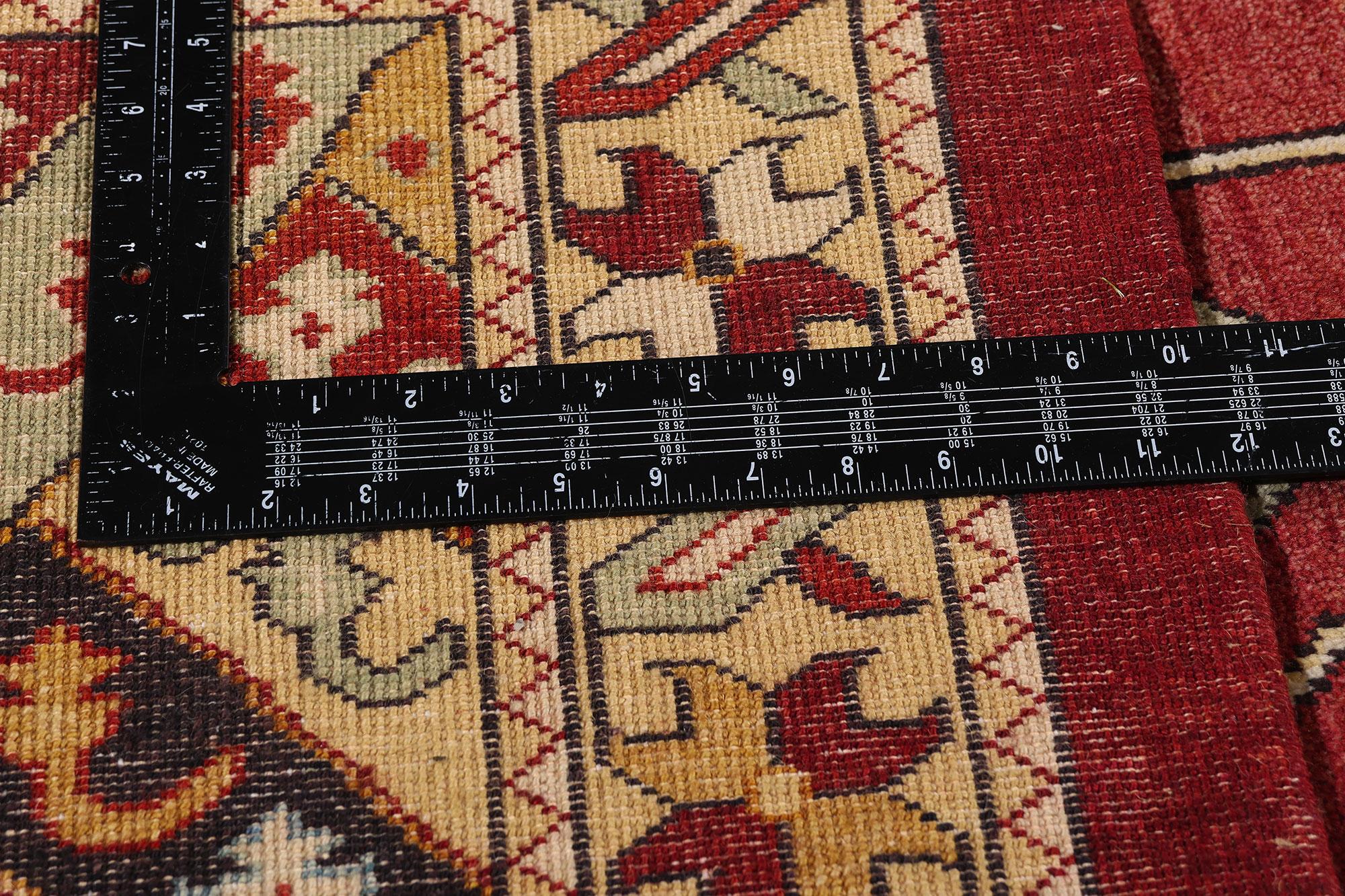 Vintage Turkish Oushak Carpet with Modern Style For Sale 1