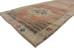Vintage Turkish Oushak Gallery Rug