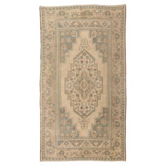 Vintage Turkish Oushak Gallery Rug