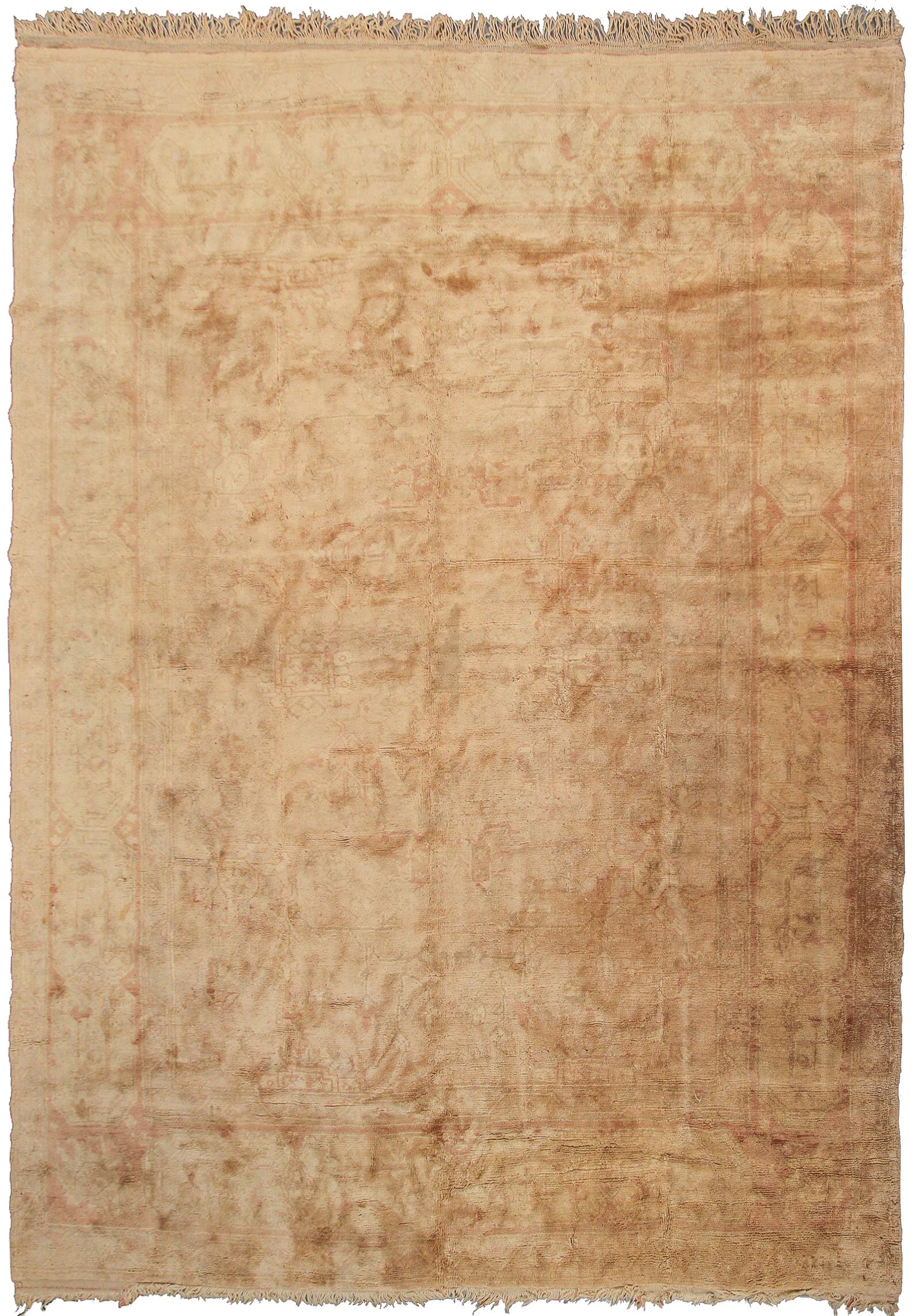 Erstaunlich vintage türkisch oushak erstaunlich teppich beige

9 x 12 9' x11'2