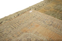Vintage Turkish Oushak Hallway Runner with Gustavian or French Country Style