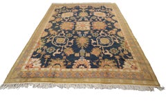 Vintage Turkish Oushak Handmade Oushak Geometric Overall Rug Handmade 8x10