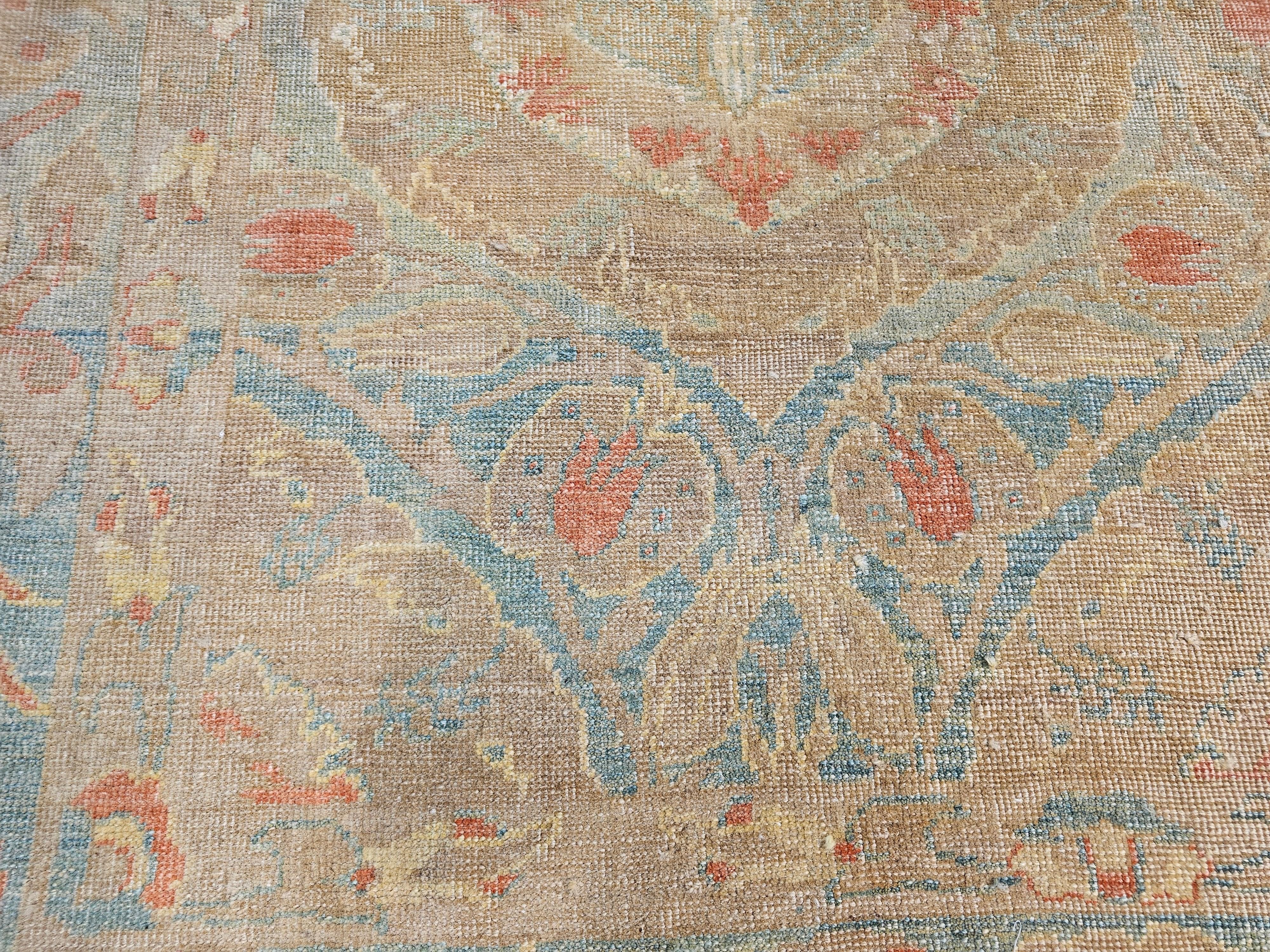 Türkisches Oushak im Vintage-Stil in All-Over-Muster im Angebot 2