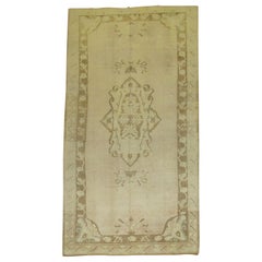 Vintage Turkish Oushak in Blush Pink