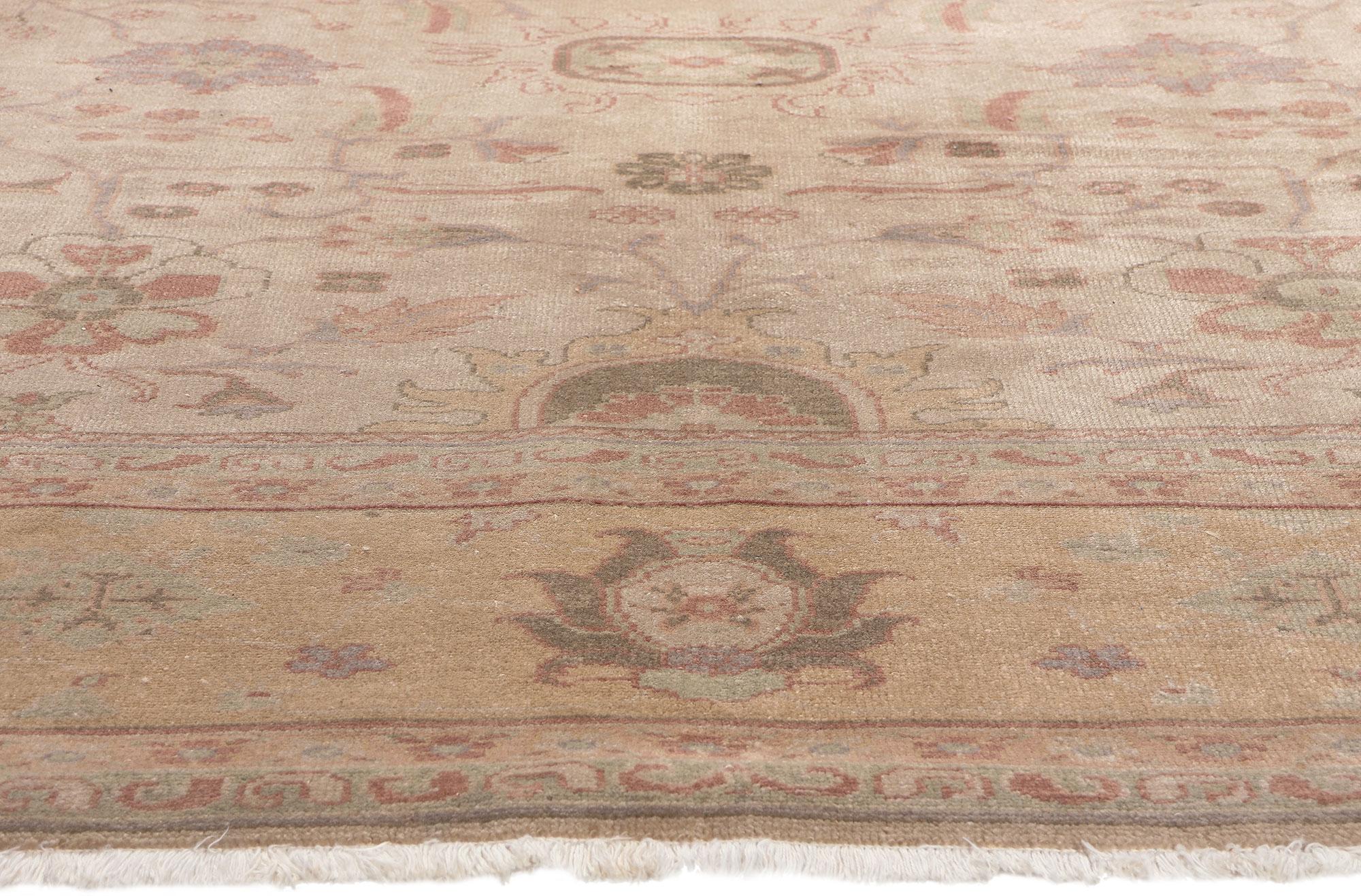 Vintage Turkish Oushak Rug, 08'00 x 10'05 For Sale 1