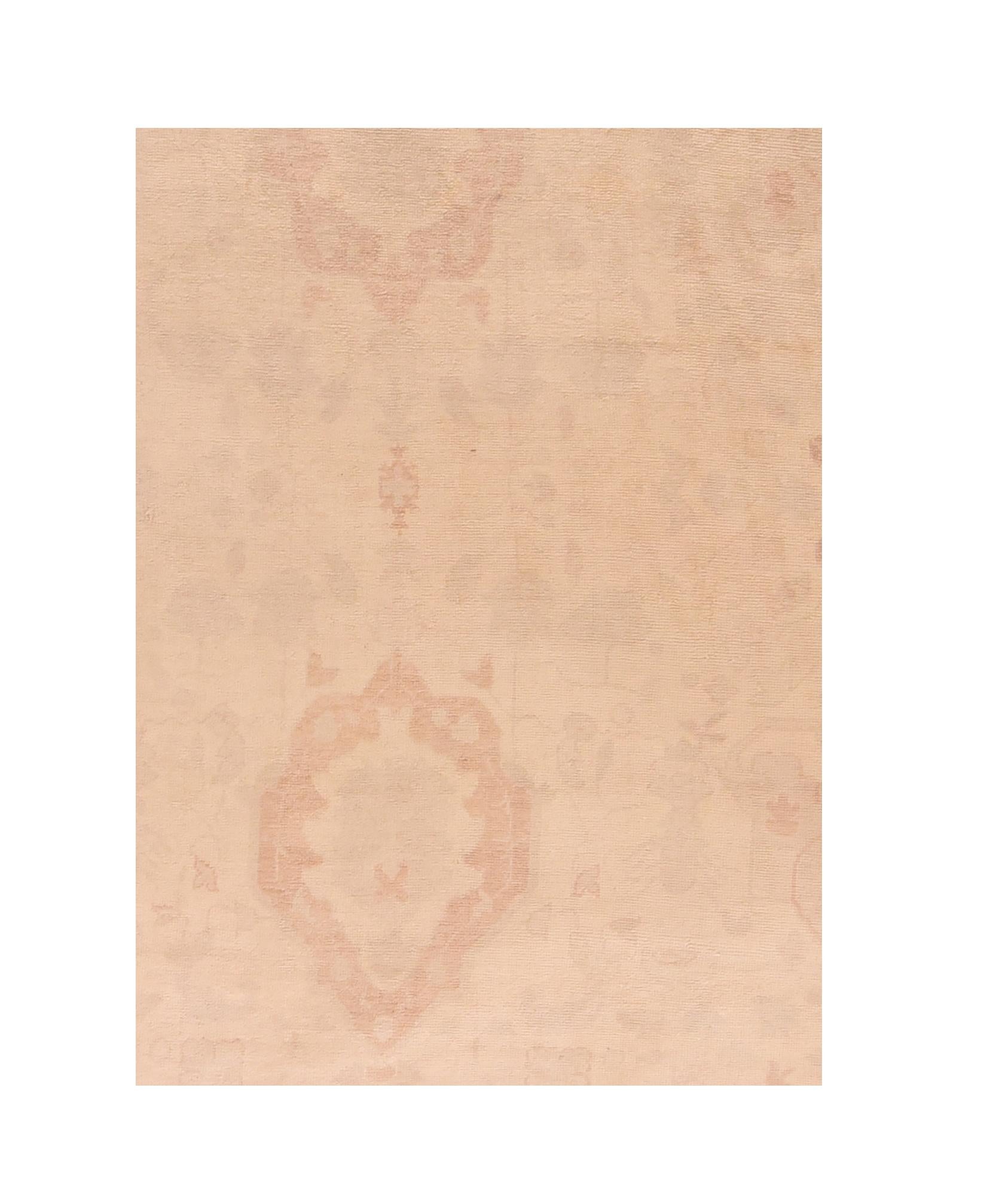 Türkischer Oushak-Teppich im Vintage-Stil 10'0'' x 14'11'' (Ende des 20. Jahrhunderts) im Angebot
