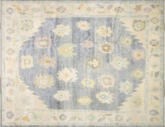 Vintage Turkish Oushak Rug - 10'7" x 13'11"