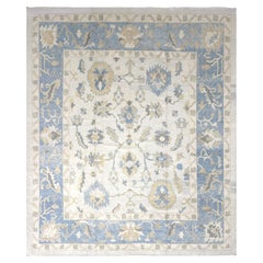 Vintage Turkish Oushak Rug - 10'8" x 12'5"