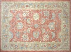 Vintage Turkish Oushak Rug - 11' x 14'11"