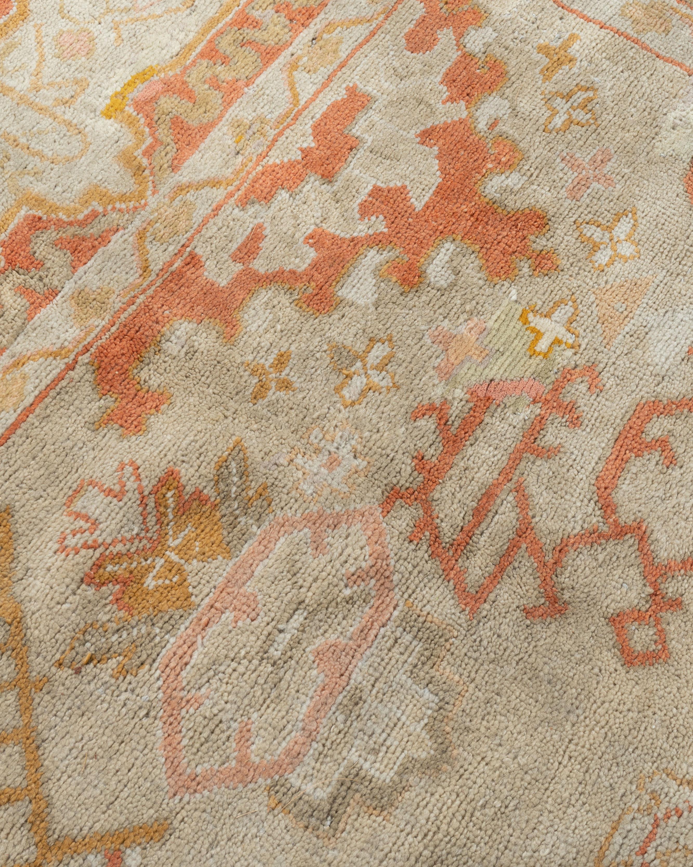 20th Century Vintage Turkish Oushak Rug  11'9 x 14'5