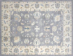 Vintage Turkish Oushak Rug - 12' x 16'
