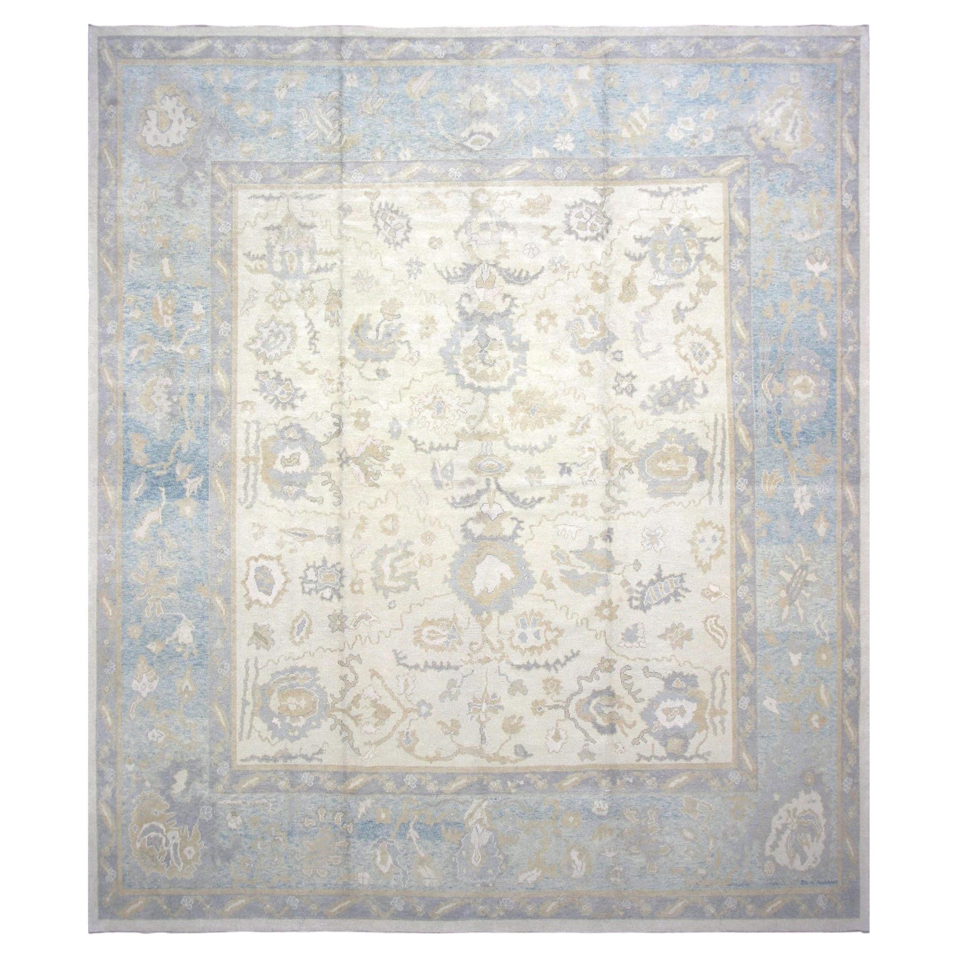 Vintage Türkisch Oushak Teppich - 12'10" x 14'8"