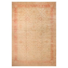 Türkischer Oushak-Teppich im Vintage-Stil. 14 ft 8 in x 22 ft