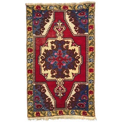 Vintage Turkish Oushak Rug, 1950s
