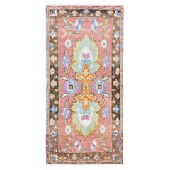 Vintage Turkish Oushak Rug - 2'11" x 5'10"