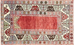 Tappeto Oushak turco d'epoca - 2'9" x 4'5"