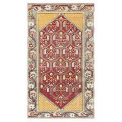 Vintage Turkish Oushak Rug - 3' x 5'2"