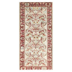 Vintage Turkish Oushak Rug - 3' x 6'