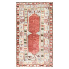 Vintage Turkish Oushak Rug - 3'1" x 5'5"