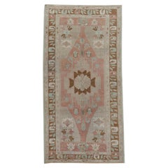 Türkischer Oushak-Teppich im Vintage-Stil, 3'10 x 7'7