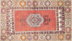 Vintage Turkish Oushak Rug - 3'2" x 5'7"
