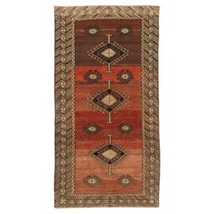 Türkischer Oushak-Teppich im Vintage-Stil 3'3 X 6'3