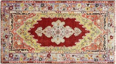 Vintage Turkish Oushak Rug - 3'4" x 5'11"