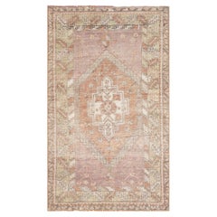 Vintage Turkish Oushak Rug - 3'5" x 5'9"