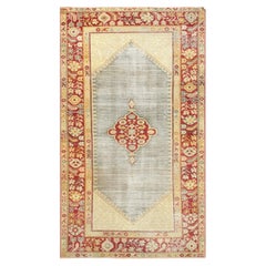 Vintage Turkish Oushak Rug - 3'7" x 6'2"