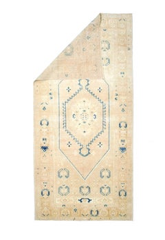 Vintage Turkish Oushak Rug 3'7" x 7’6”
