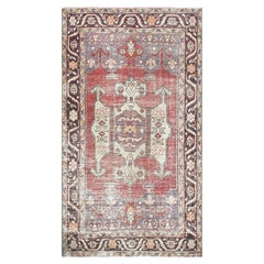 Vintage Turkish Oushak Rug - 4'10" x 8'8"