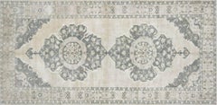 Vintage Turkish Oushak Rug - 4'11" x 10'