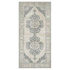 Vintage Turkish Oushak Rug - 4'11" x 10'