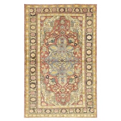 Vintage Turkish Oushak Rug - 4'2" x 6'8"