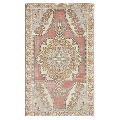 Vintage Turkish Oushak Rug - 4'5" x 7'3"
