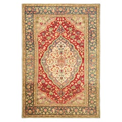 Tappeto Oushak turco d'epoca - 4'7" x 6'7"