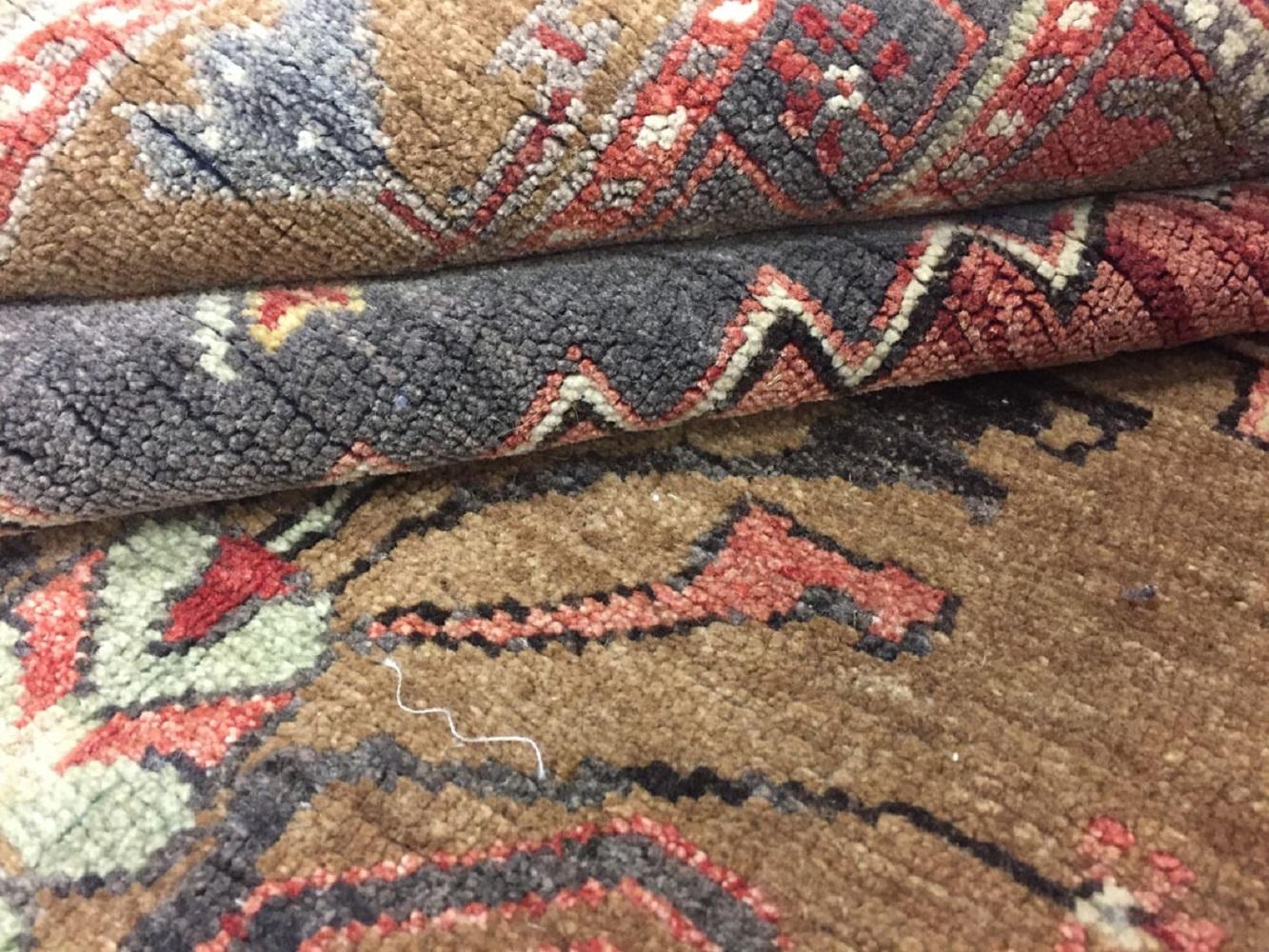 Turc Tapis de Turquie vintage Oushak  4'7 x 8'7 en vente