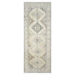 Vintage Turkish Oushak Rug - 4'8" x 12'2"