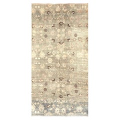 Vintage Turkish Oushak Rug - 4'8" x 9'3"